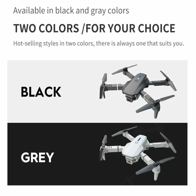 E88 Mini Drone 4K HD Camera Wi - Drone Kit Tricopter review and price