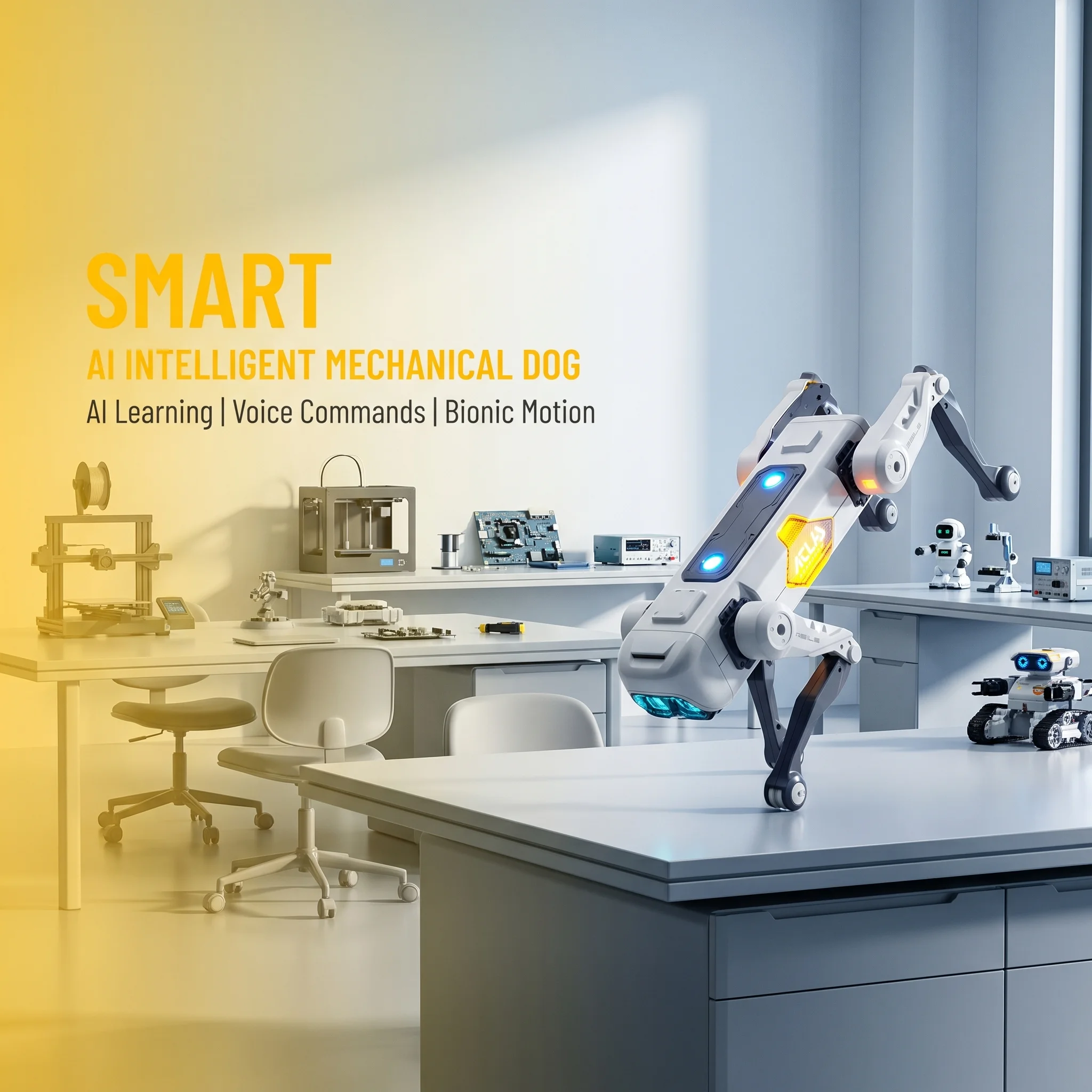 AI Smart Robot Dog, Voice & AP - Drone Kit With Camera review and price